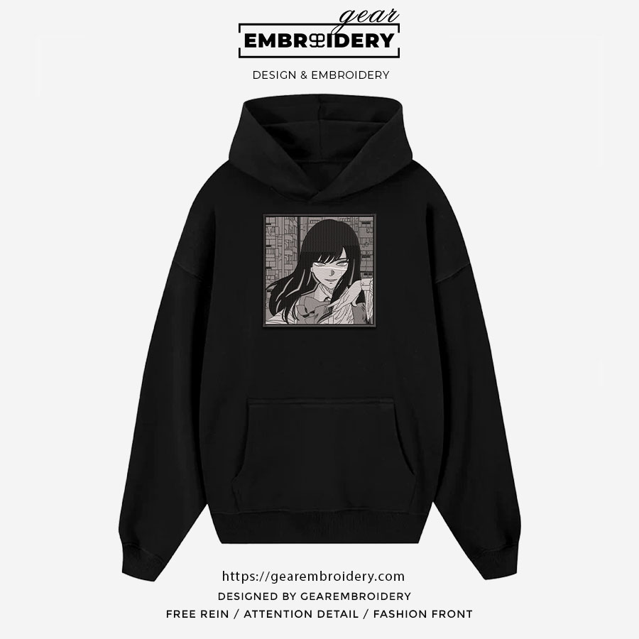 Yoru Chainsaw Man Anime Embroidered Design Personalized Embroidered T Shirt Sweatshirt Hoodie Clothing CM031