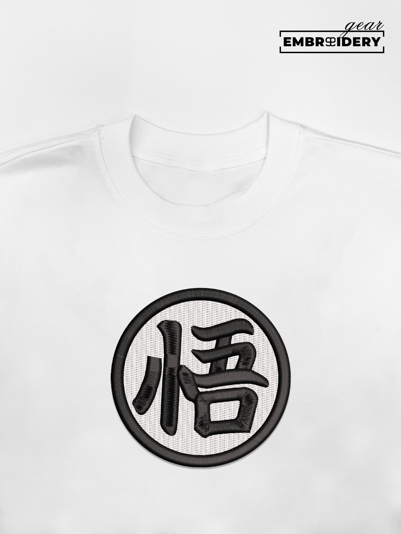 Goku logo Dragon Ball Anime Embroidered Design Personalized Embroidered T Shirt Sweatshirt Hoodie Clothing DB040