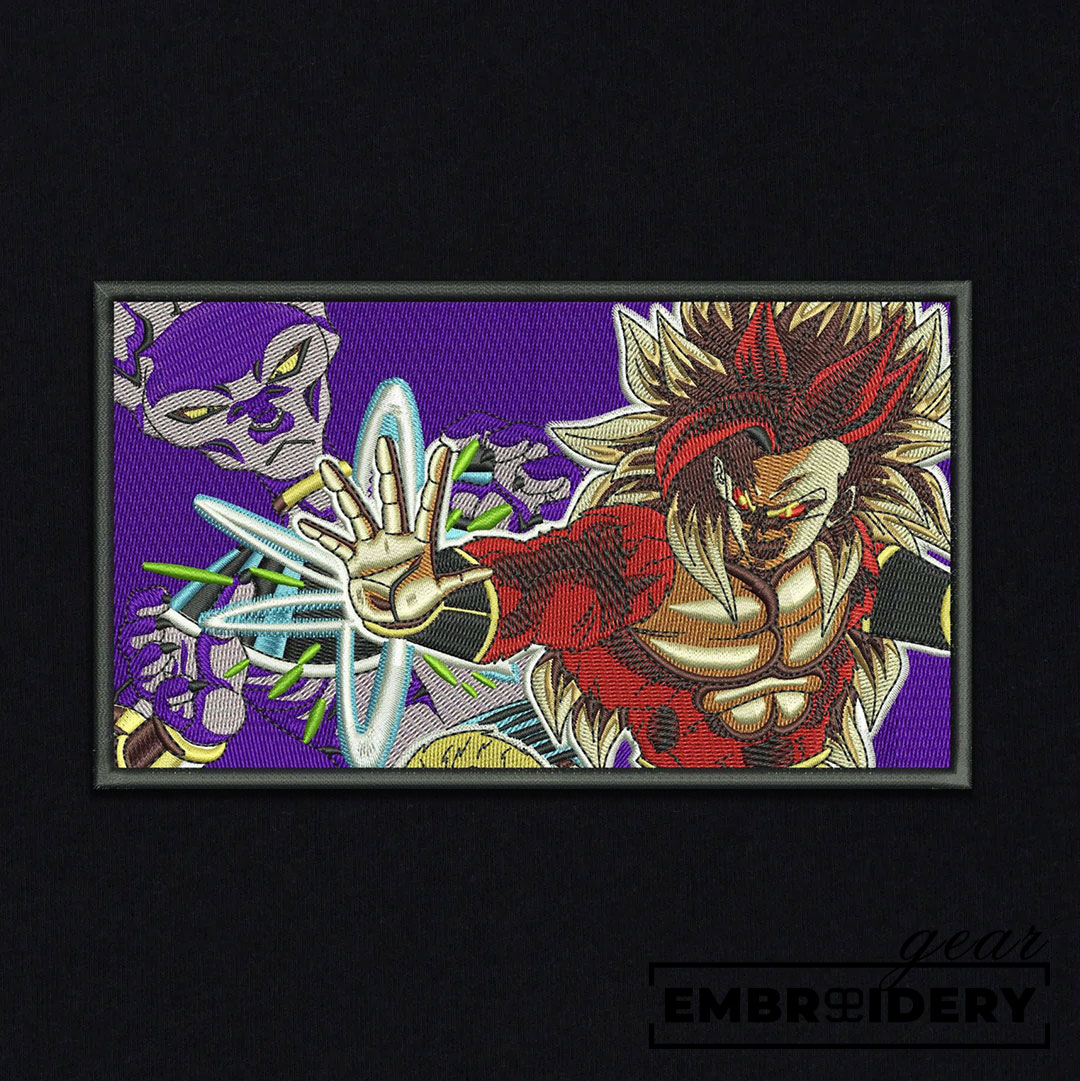 Goku x Beerus Dragon Ball Anime Embroidered Design Personalized Embroidered T Shirt Sweatshirt Hoodie Clothing DB052