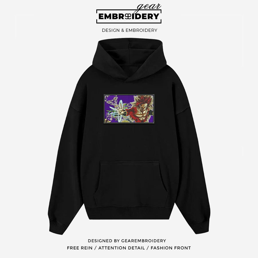 Goku x Beerus Dragon Ball Anime Embroidered Design Personalized Embroidered T Shirt Sweatshirt Hoodie Clothing DB052