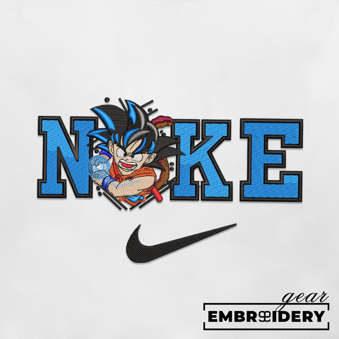 Kid goku nike nike Dragon Ball Anime Embroidered Design Personalized Embroidered T Shirt Sweatshirt Hoodie Clothing DB059