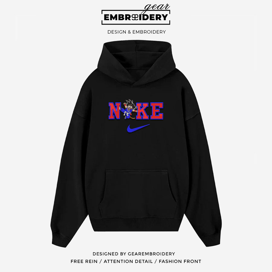 Kid goku nike nike Dragon Ball Anime Embroidered Design Personalized Embroidered T Shirt Sweatshirt Hoodie Clothing DB061