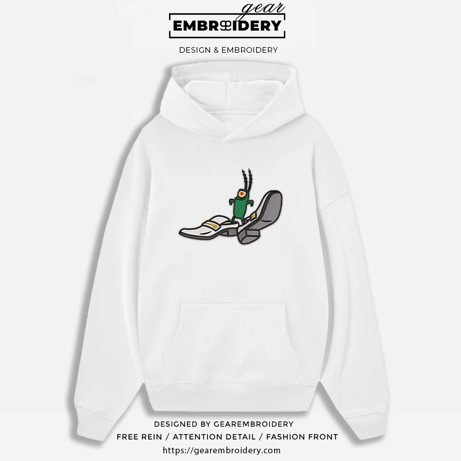 Plankton shoes Spongebob Squarepants Embroidered Design Personalized Embroidered T Shirt Sweatshirt Hoodie Clothing SS006