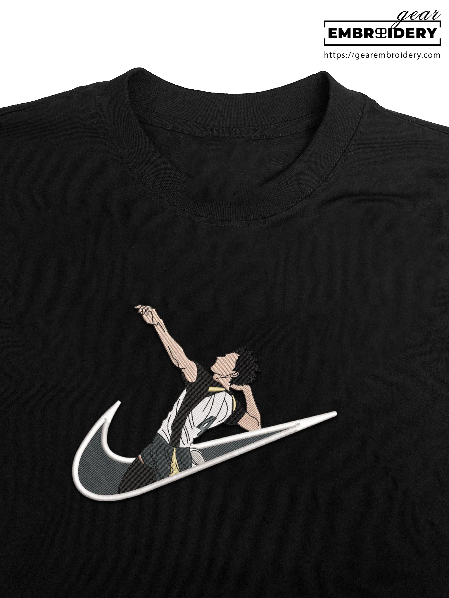 Kotaro Bokuto swoosh nike Haikyuu Anime Embroidered Design Personalized Embroidered T Shirt Sweatshirt Hoodie Clothing HK010