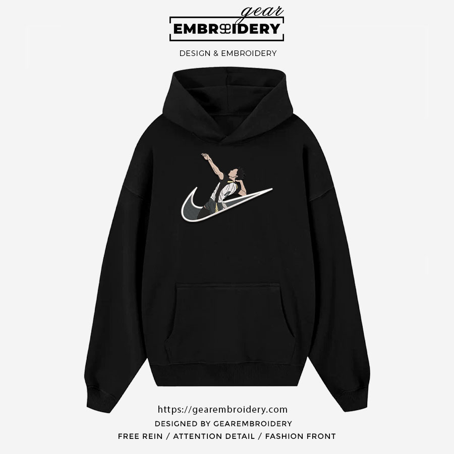 Kotaro Bokuto swoosh nike Haikyuu Anime Embroidered Design Personalized Embroidered T Shirt Sweatshirt Hoodie Clothing HK010