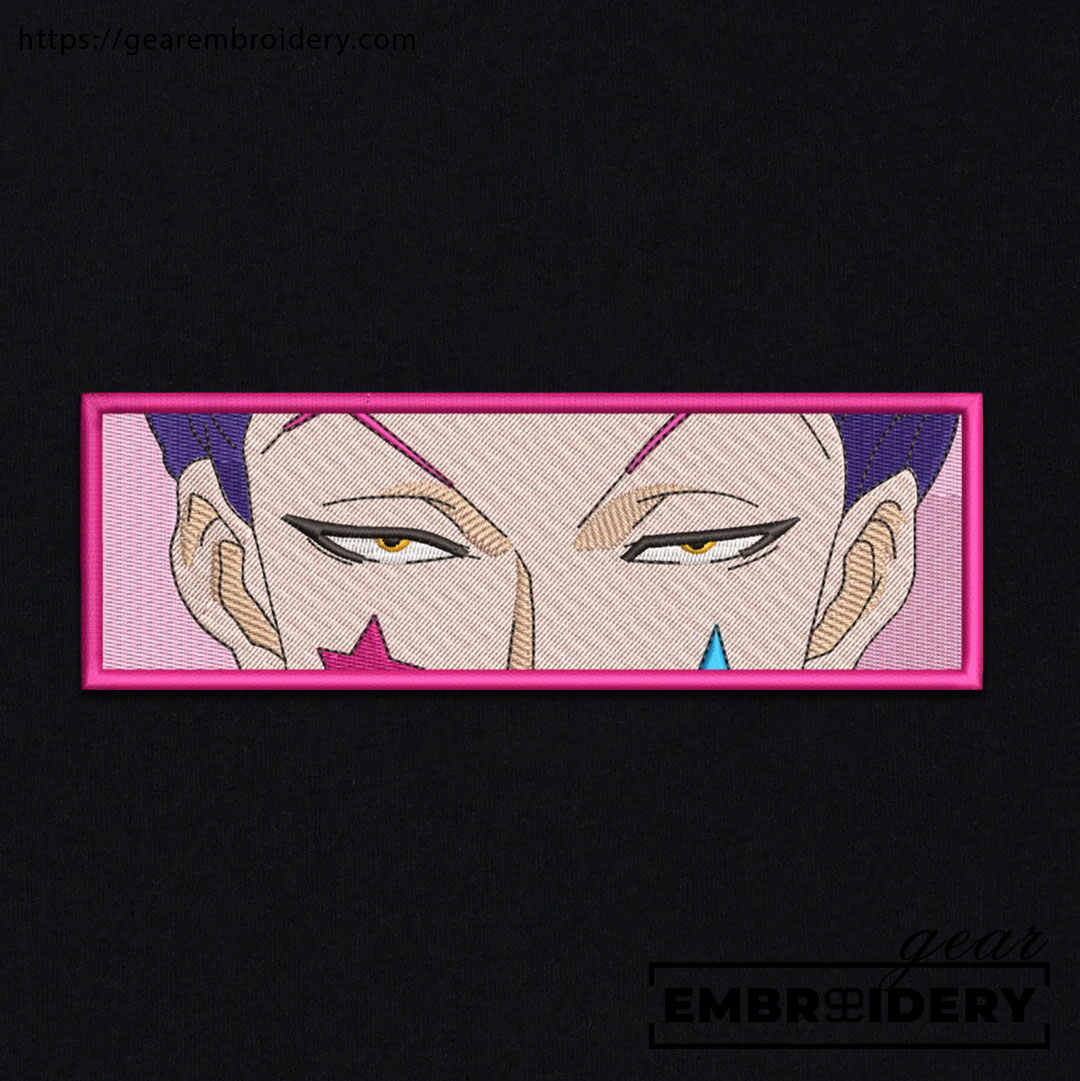 Hisoka eyes Hunter x Hunter Anime Embroidered Design Personalized Embroidered T Shirt Sweatshirt Hoodie Clothing HXH028