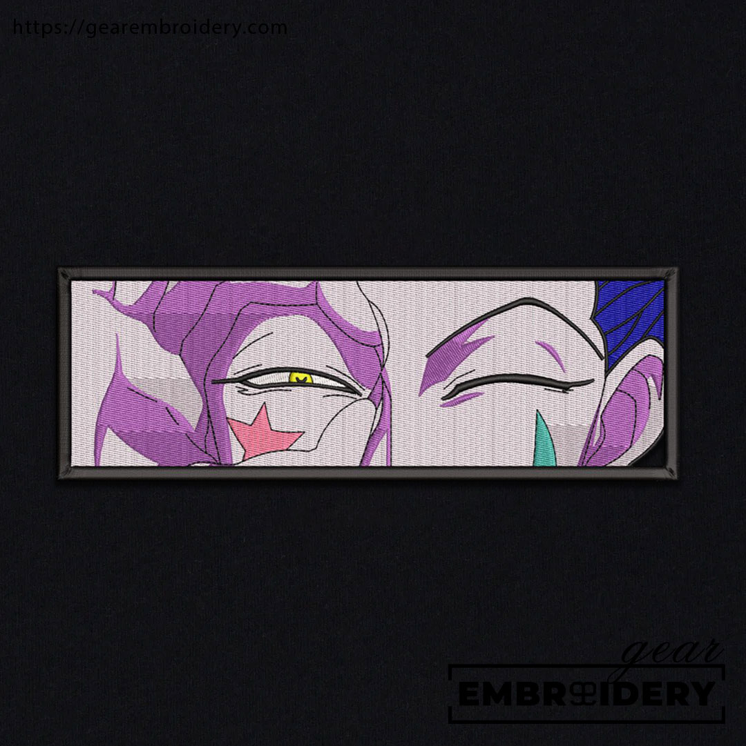 Hisoka eyes Hunter x Hunter Anime Embroidered Design Personalized Embroidered T Shirt Sweatshirt Hoodie Clothing HXH029