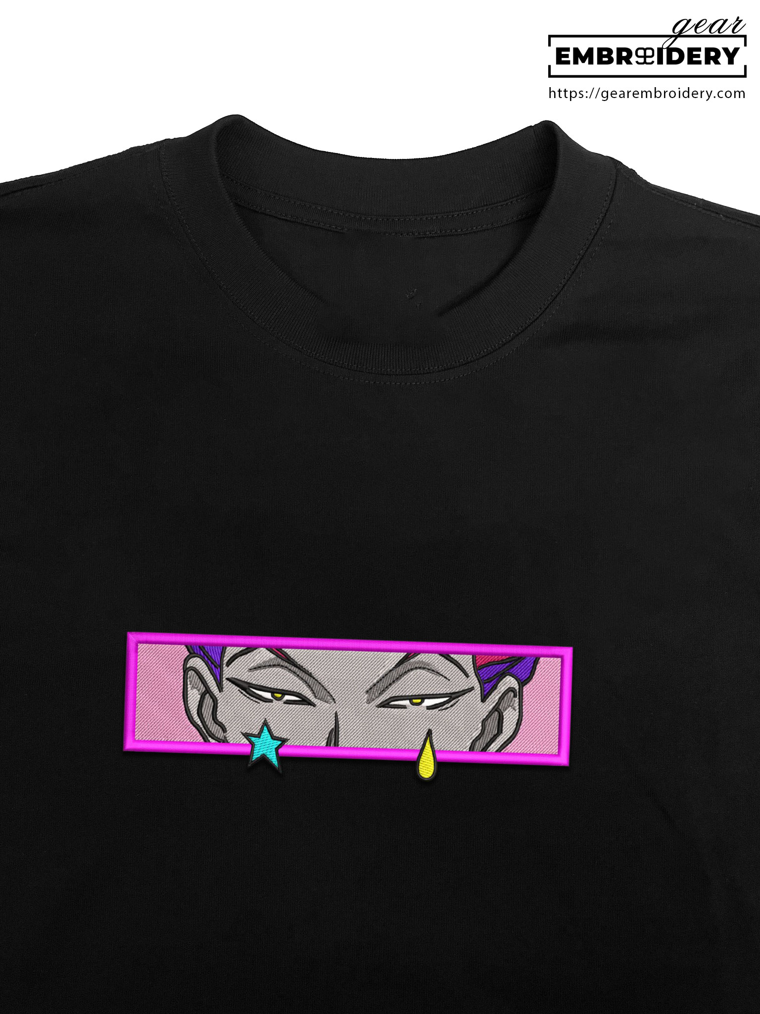 Hisoka eyes Hunter x Hunter Anime Embroidered Design Personalized Embroidered T Shirt Sweatshirt Hoodie Clothing HXH030