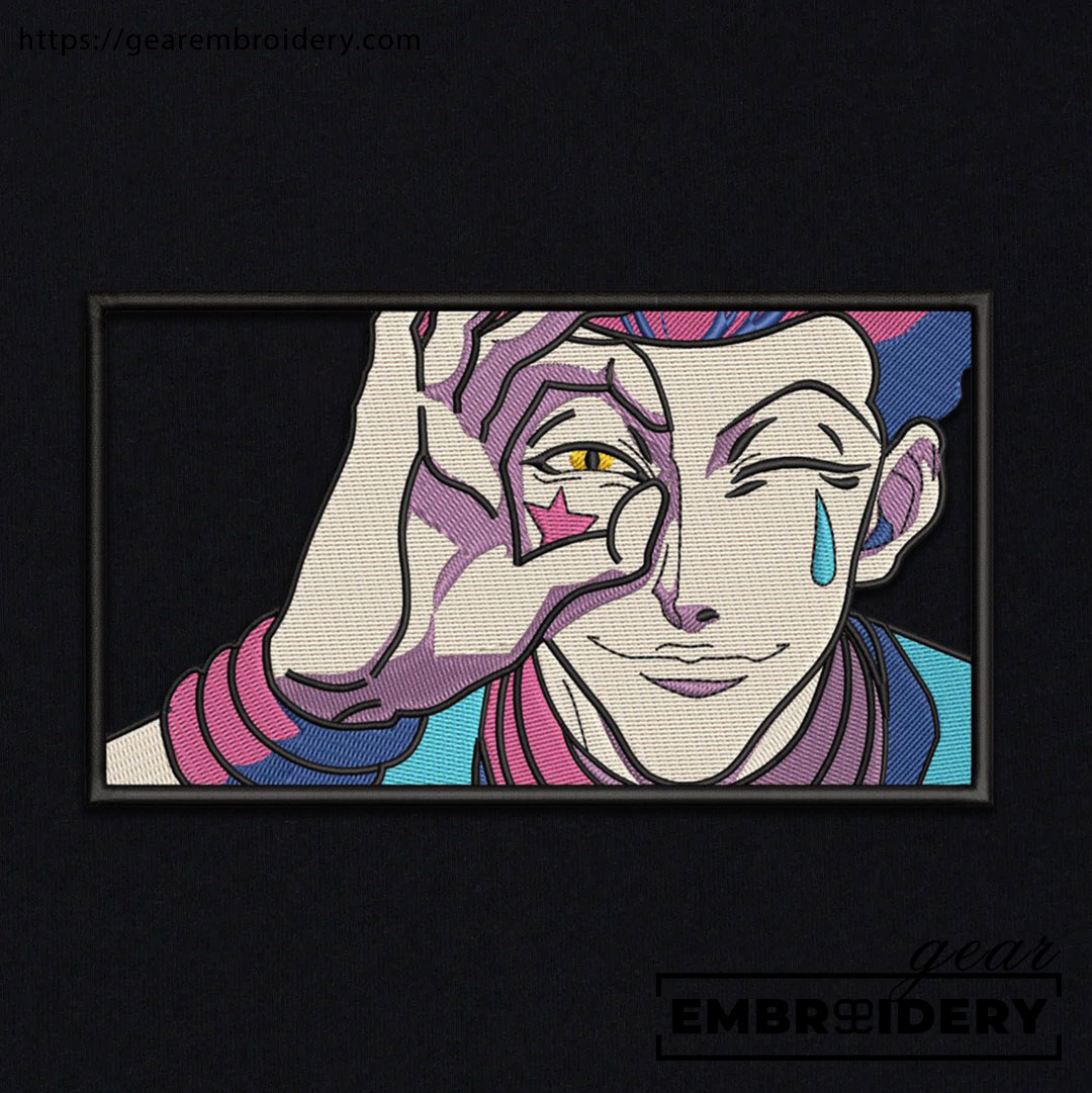 Hisoka Hunter x Hunter Anime Embroidered Design Personalized Embroidered T Shirt Sweatshirt Hoodie Clothing HXH026