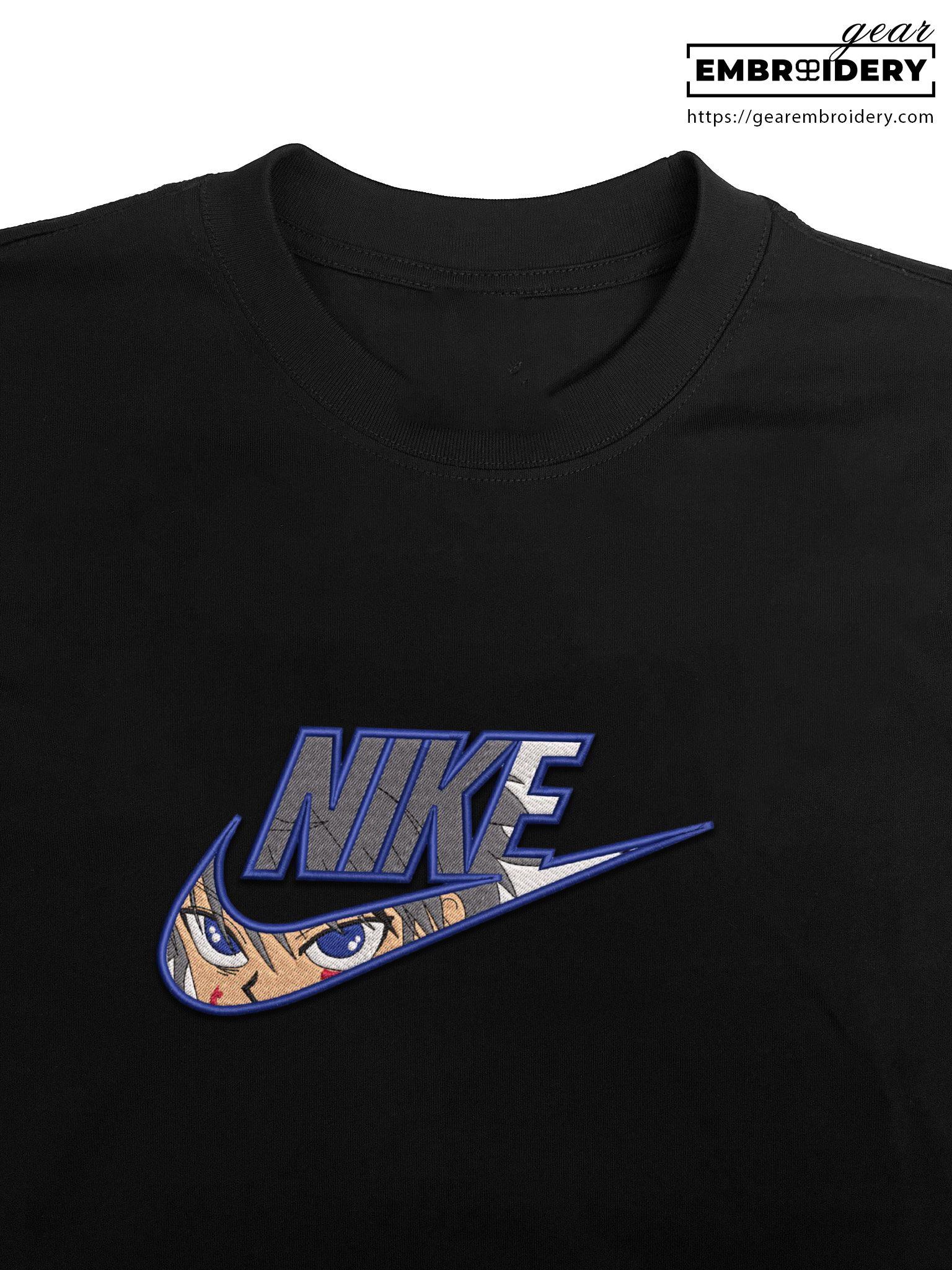 Killua nike Hunter x Hunter Nike Anime Embroidered Design Personalized Embroidered T Shirt Sweatshirt Hoodie Clothing HXH049