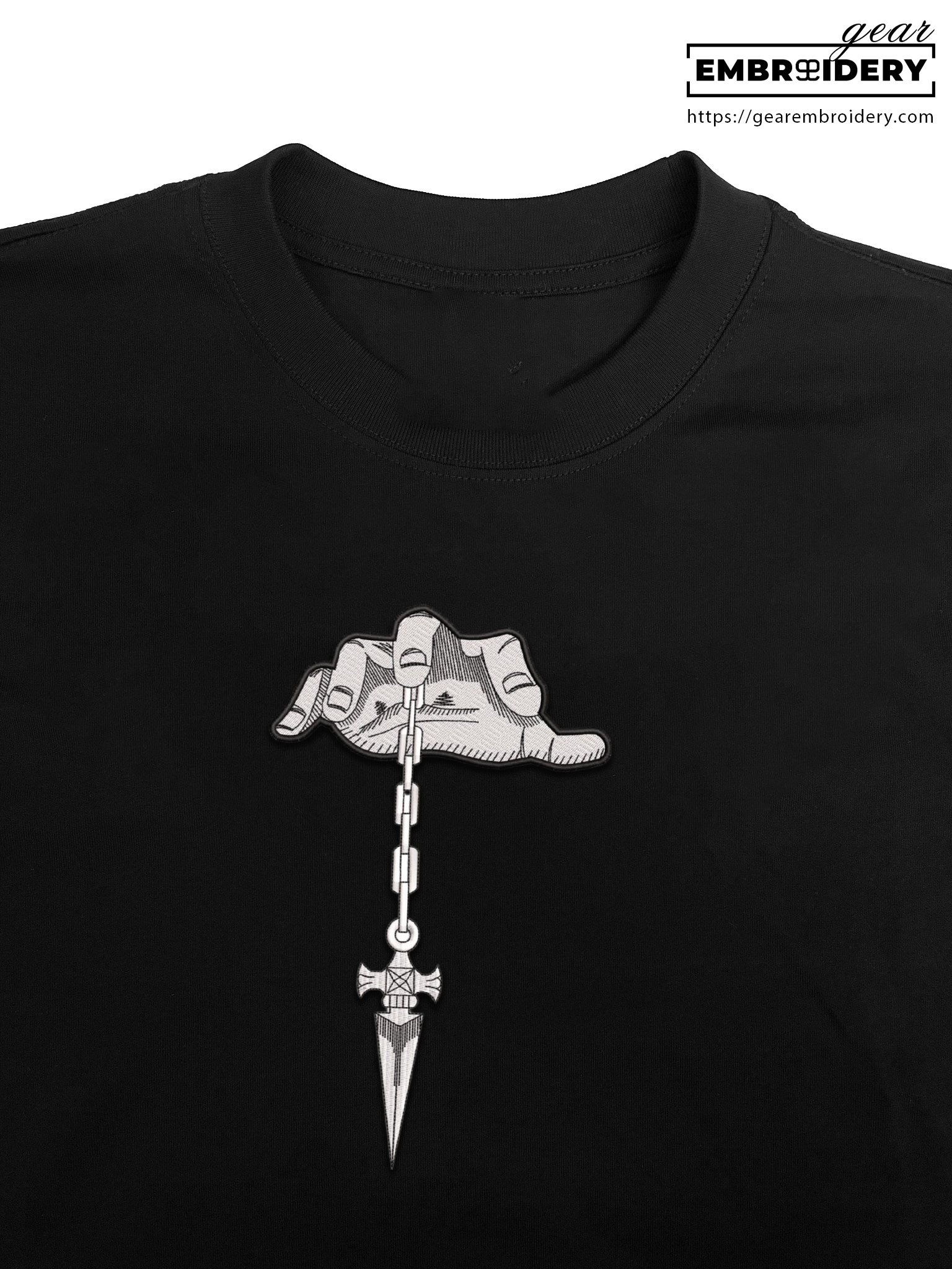 Kurapika judgment chain Hunter x Hunter Anime Embroidered Design Personalized Embroidered T Shirt Sweatshirt Hoodie Clothing HXH061