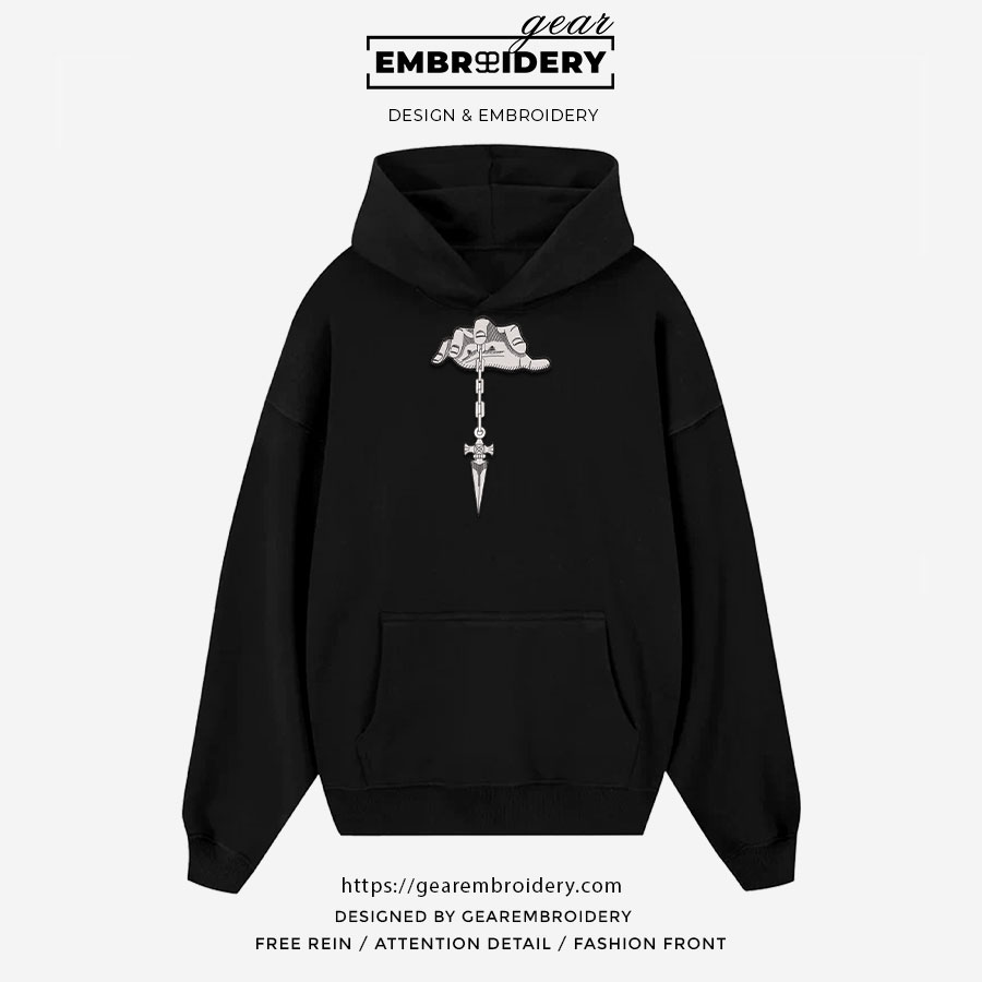 Kurapika judgment chain Hunter x Hunter Anime Embroidered Design Personalized Embroidered T Shirt Sweatshirt Hoodie Clothing HXH061