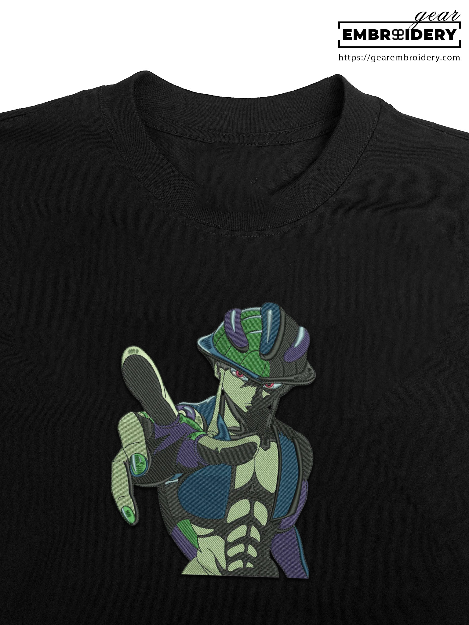 Meruem Hunter x Hunter Anime Embroidered Design Personalized Embroidered T Shirt Sweatshirt Hoodie Clothing HXH063