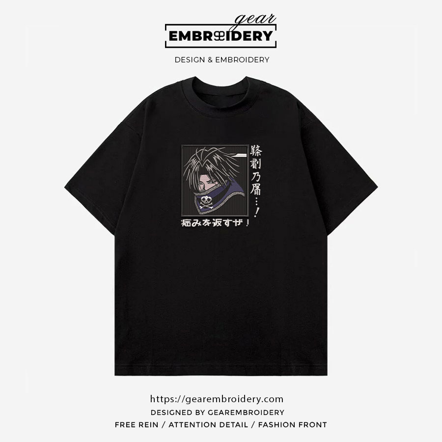 Phantom troupe Hunter x Hunter Anime Embroidered Design Personalized Embroidered T Shirt Sweatshirt Hoodie Clothing HXH067