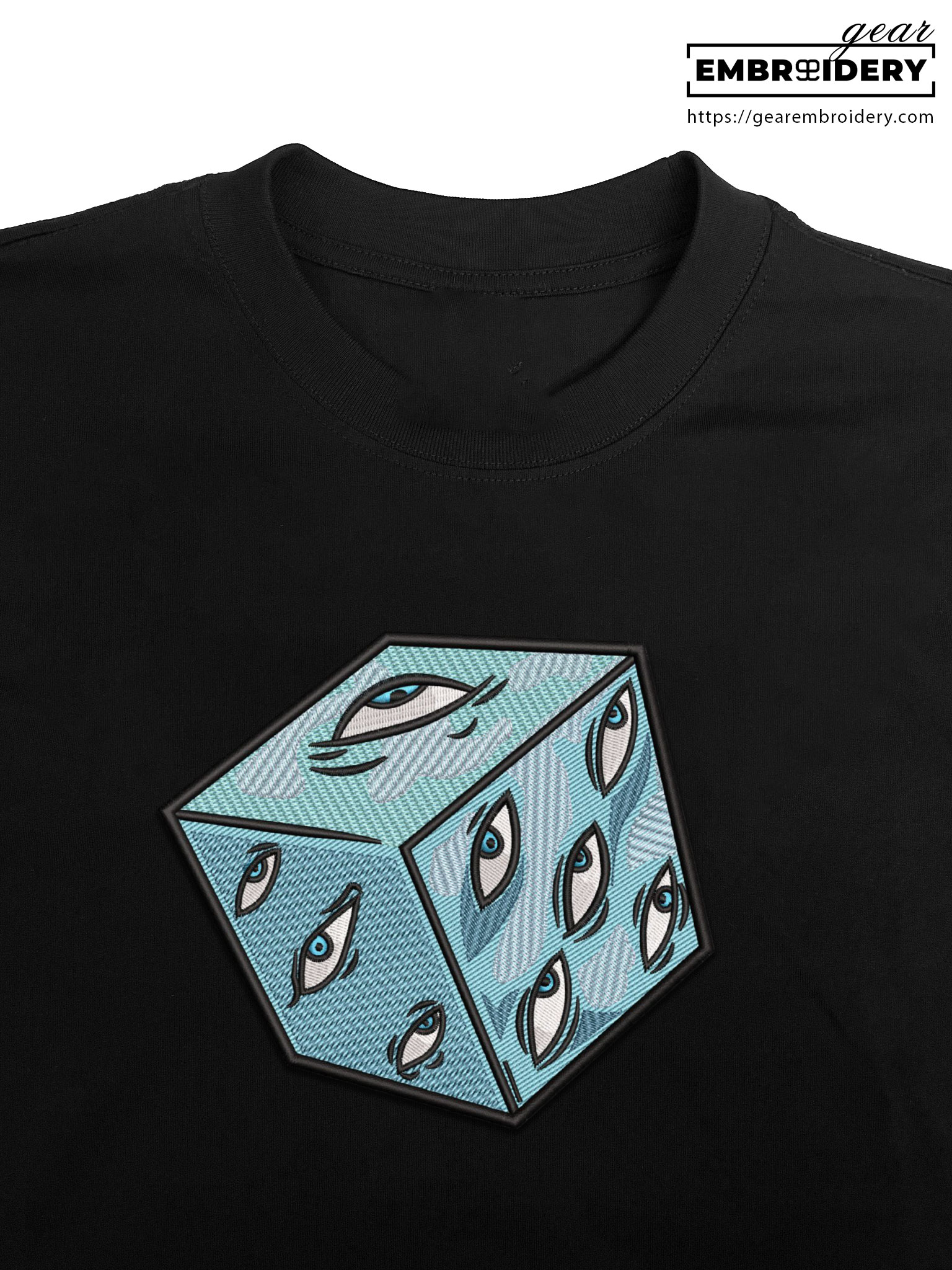 Gojo seal Jujutsu Kaisen Anime Embroidered Design Personalized Embroidered T Shirt Sweatshirt Hoodie Clothing JK042