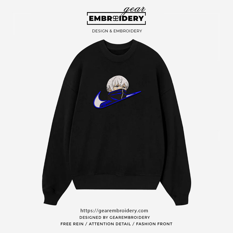 Inumaki swoosh nike Jujutsu Kaisen Anime Embroidered Design Personalized Embroidered T Shirt Sweatshirt Hoodie Clothing  JK056