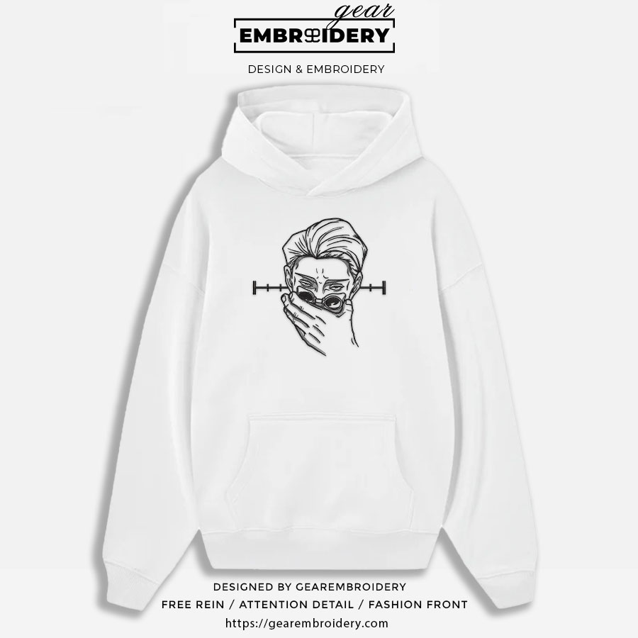 Kento Nanami Jujutsu Kaisen Anime Embroidered Design Personalized Embroidered T Shirt Sweatshirt Hoodie Clothing JK072