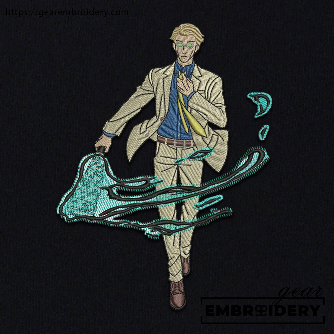 Kento nanami Jujutsu Kaisen Anime Embroidered Design Personalized Embroidered T Shirt Sweatshirt Hoodie Clothing JK074