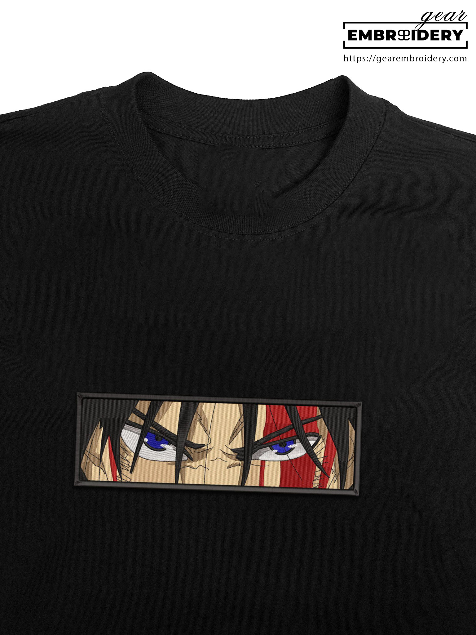 Megumi eyes Jujutsu Kaisen Anime Embroidered Design Personalized Embroidered T Shirt Sweatshirt Hoodie Clothing JK079