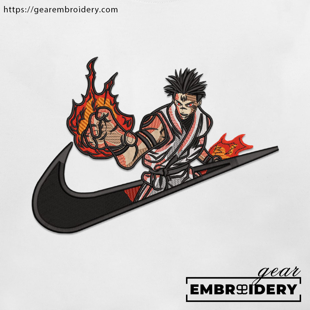 Sukuna swoosh nike Jujutsu Kaisen Anime Embroidered Design Personalized Embroidered T Shirt Sweatshirt Hoodie Clothing  JK119