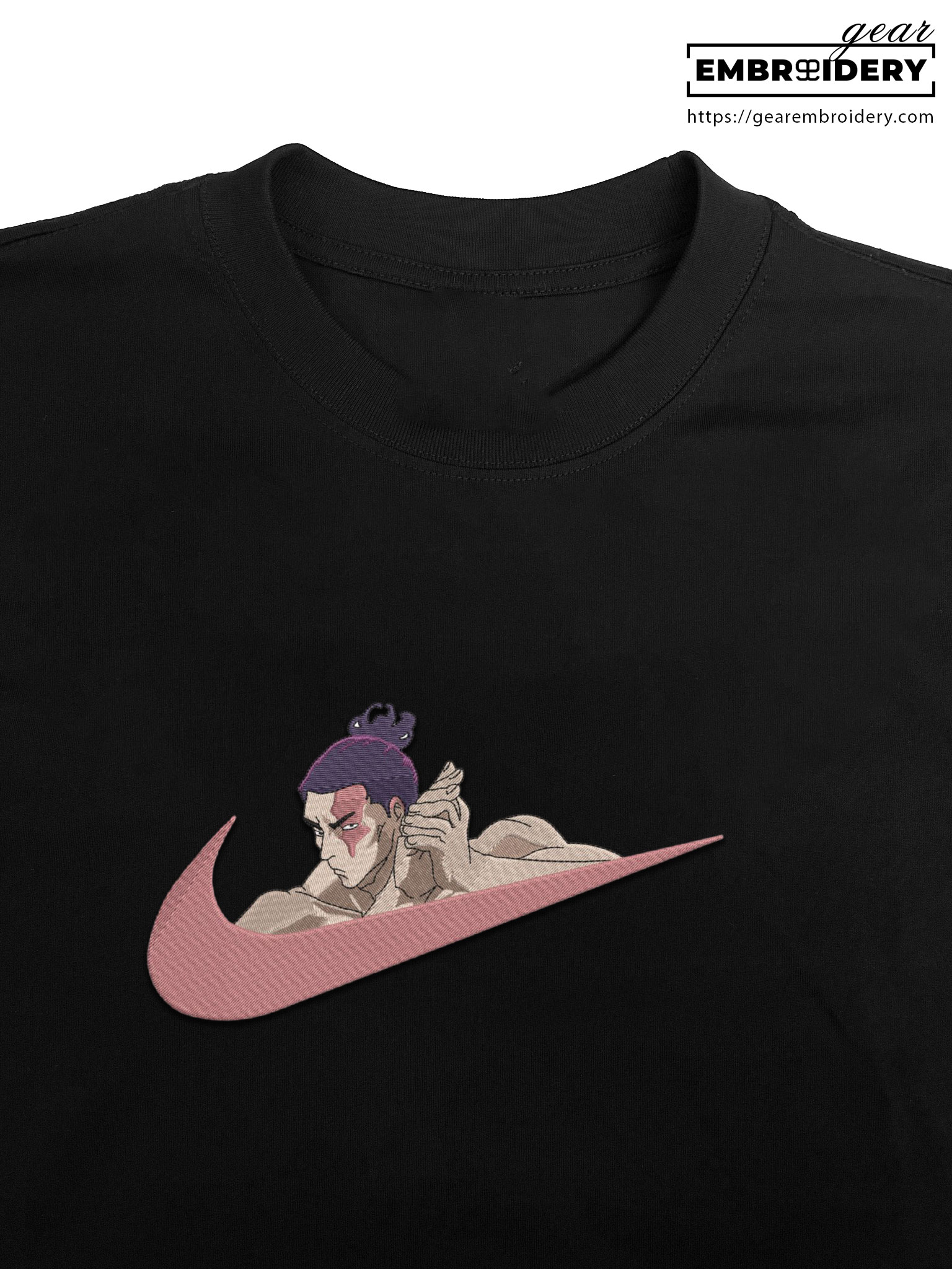 Todo swoosh nike Jujutsu Kaisen Anime Embroidered Design Personalized Embroidered T Shirt Sweatshirt Hoodie Clothing  JK121