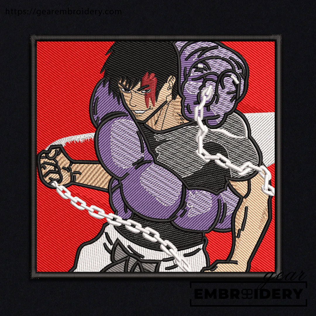 Toji fushiguro Jujutsu Kaisen Anime Embroidered Design Personalized Embroidered T Shirt Sweatshirt Hoodie Clothing JK132