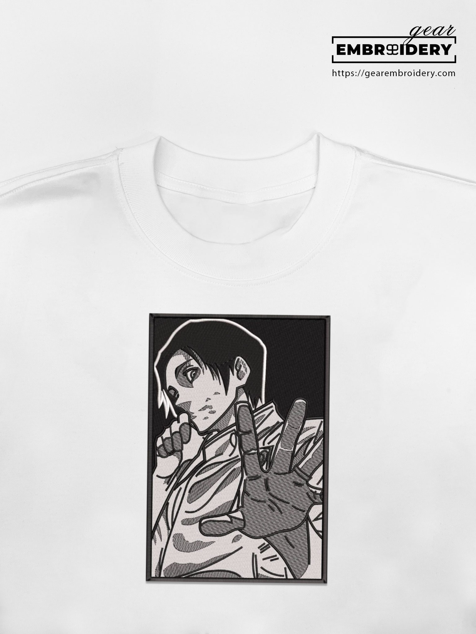 Yuta okkotsu Jujutsu Kaisen Anime Embroidered Design Personalized Embroidered T Shirt Sweatshirt Hoodie Clothing JK137