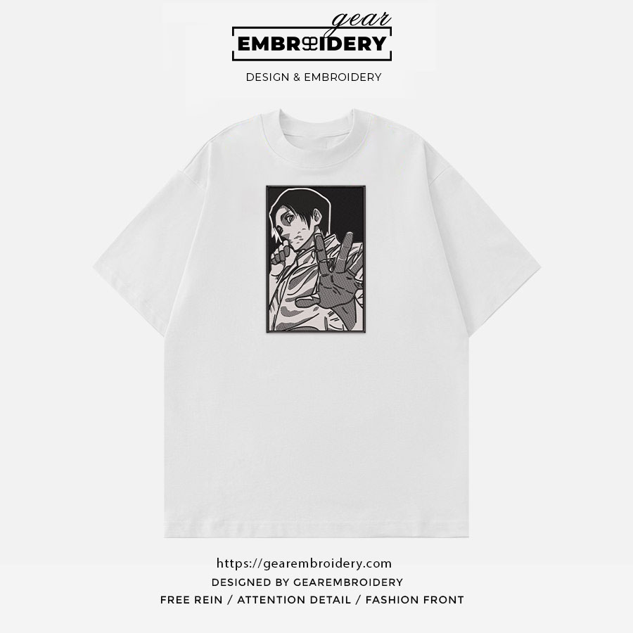 Yuta okkotsu Jujutsu Kaisen Anime Embroidered Design Personalized Embroidered T Shirt Sweatshirt Hoodie Clothing JK137