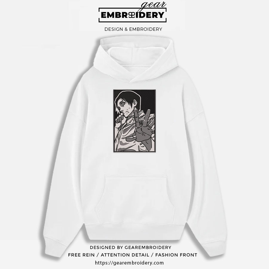 Yuta okkotsu Jujutsu Kaisen Anime Embroidered Design Personalized Embroidered T Shirt Sweatshirt Hoodie Clothing JK137