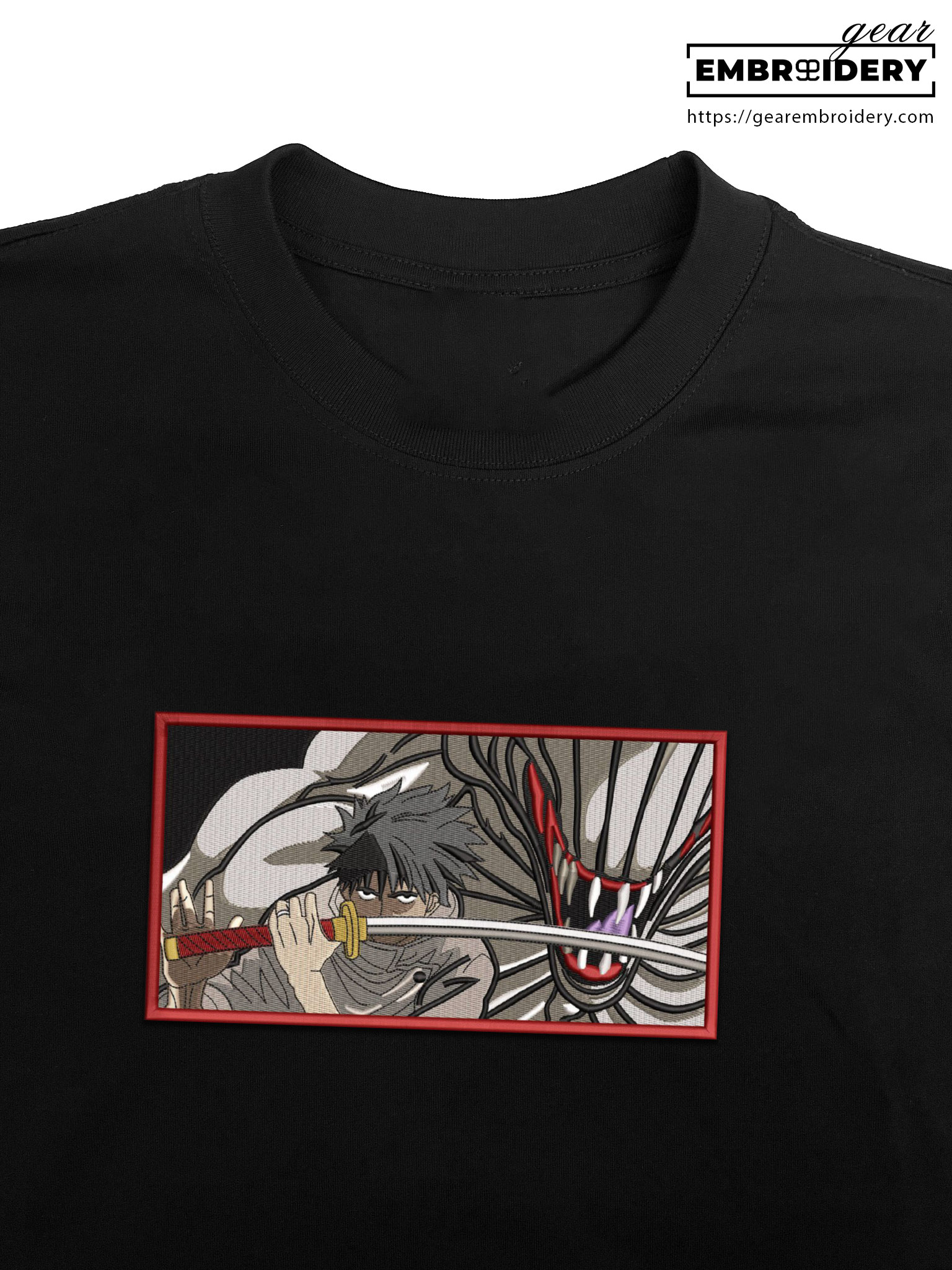 Yuta rika Jujutsu Kaisen Anime Embroidered Design Personalized Embroidered T Shirt Sweatshirt Hoodie Clothing JK138