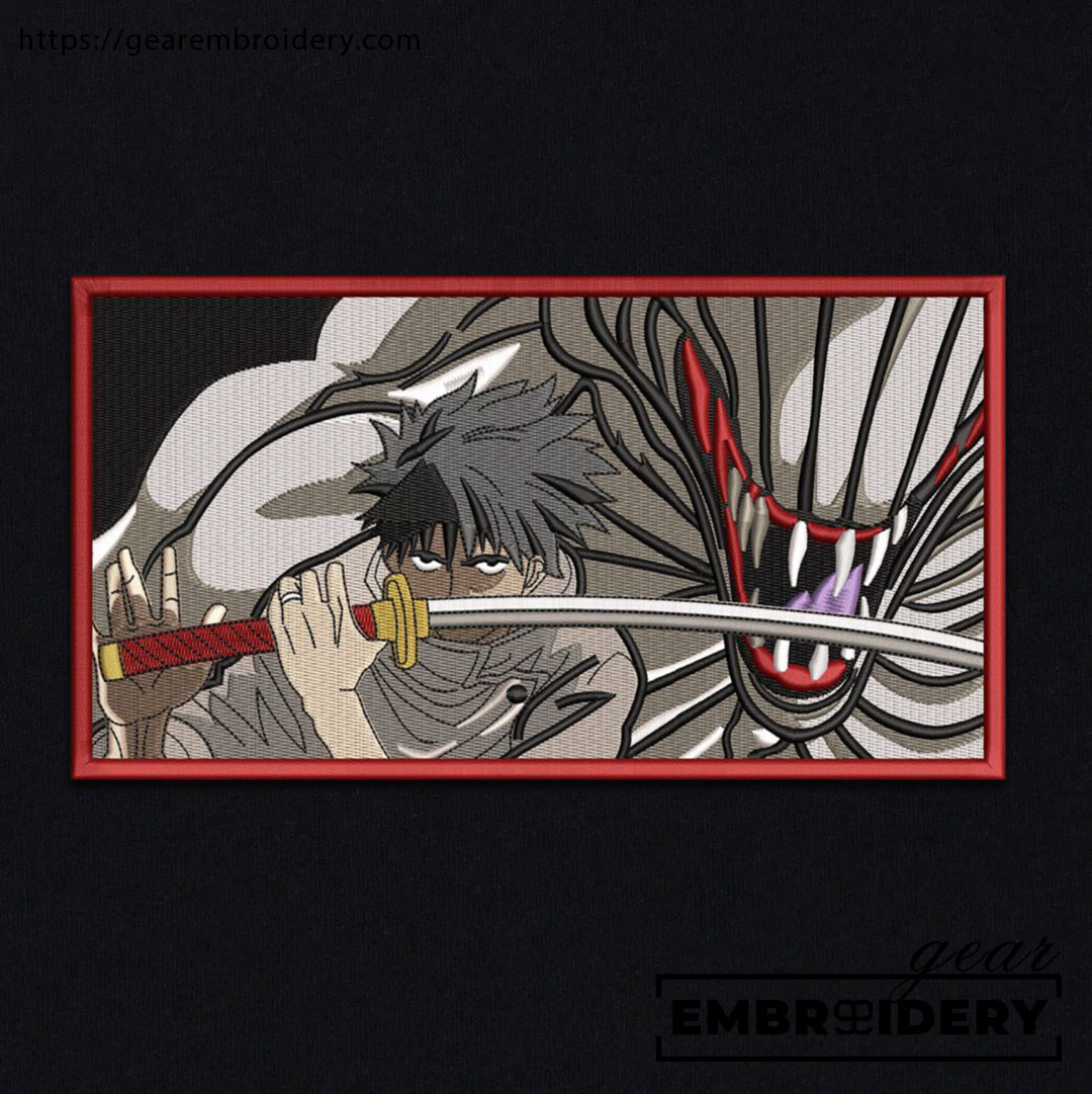 Yuta rika Jujutsu Kaisen Anime Embroidered Design Personalized Embroidered T Shirt Sweatshirt Hoodie Clothing JK138