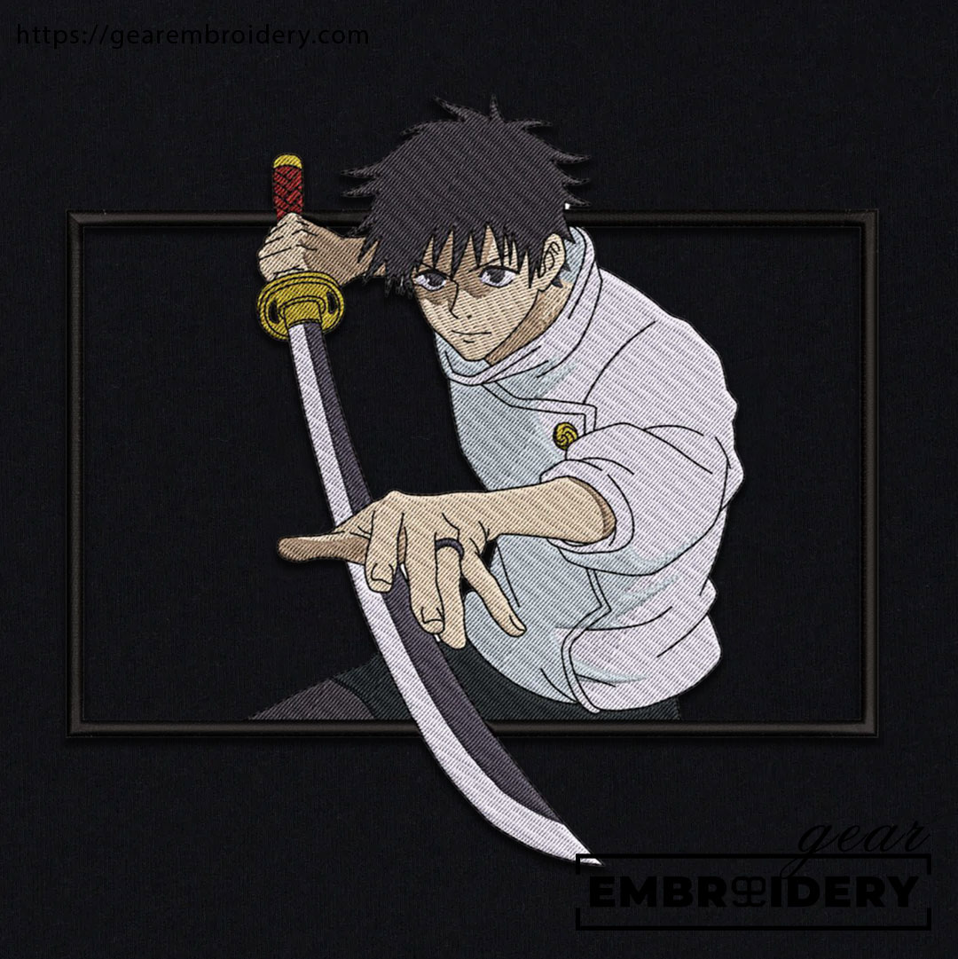 Yuta sword Jujutsu Kaisen Anime Embroidered Design Personalized Embroidered T Shirt Sweatshirt Hoodie Clothing JK139