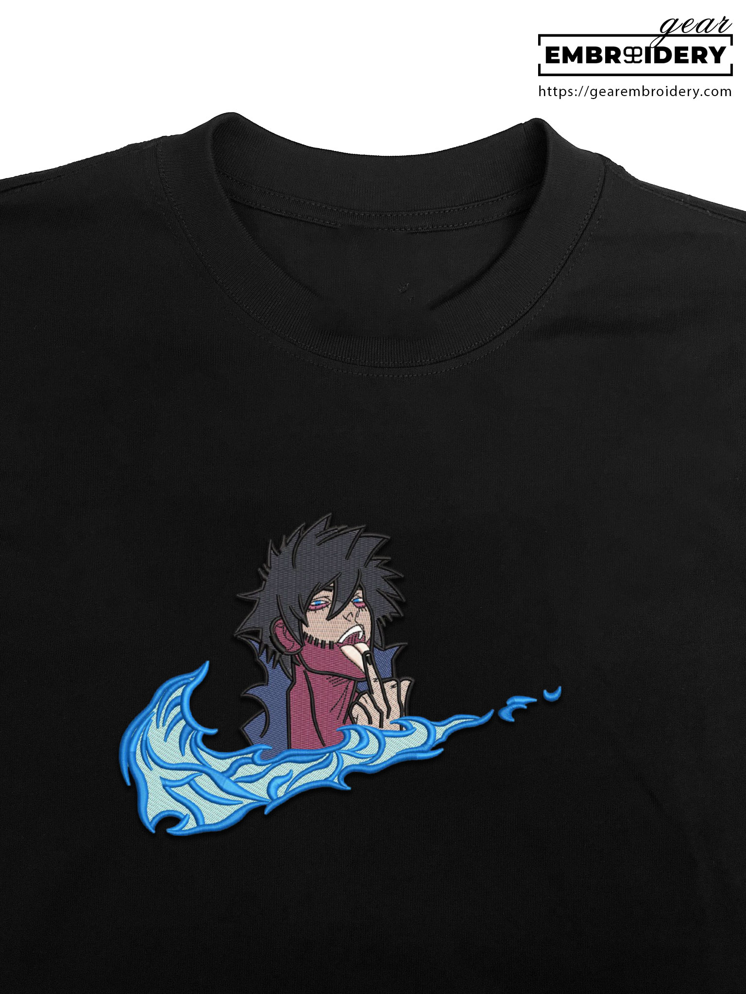 Dabi swoosh nike My Hero Academia Anime Embroidered Design Personalized Embroidered T Shirt Sweatshirt Hoodie Clothing MHA013