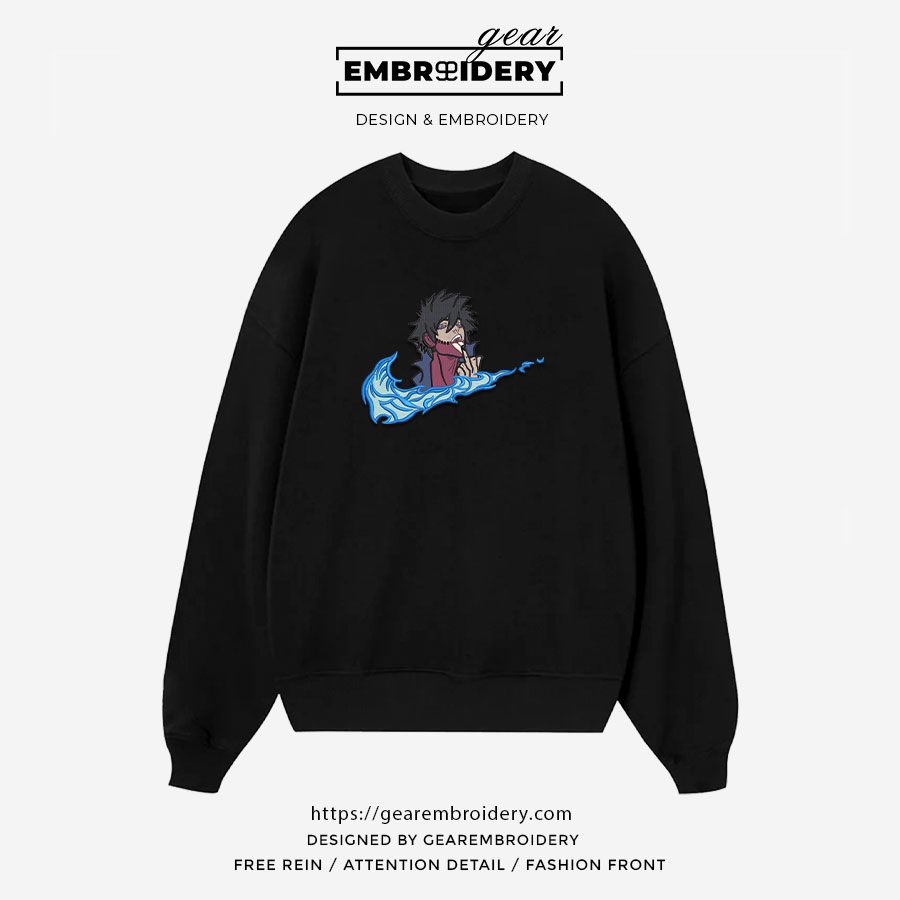 Dabi swoosh nike My Hero Academia Anime Embroidered Design Personalized Embroidered T Shirt Sweatshirt Hoodie Clothing MHA013