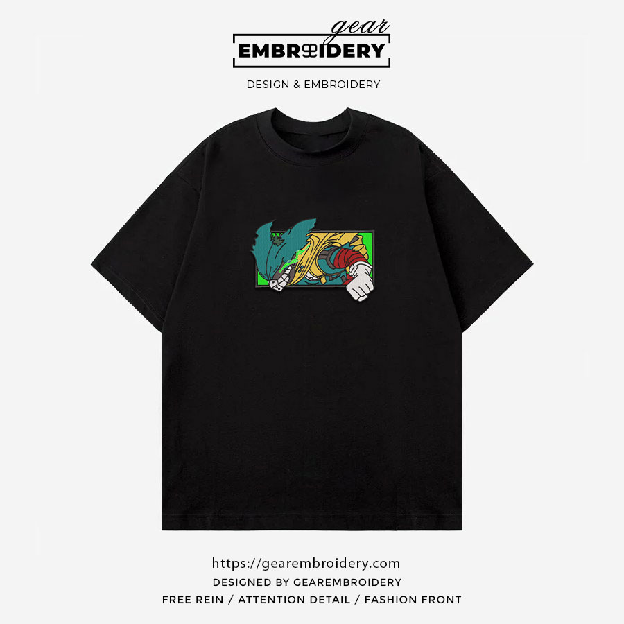 Deku My Hero Academia Anime Embroidered Design Personalized Embroidered T Shirt Sweatshirt Hoodie Clothing MHA014