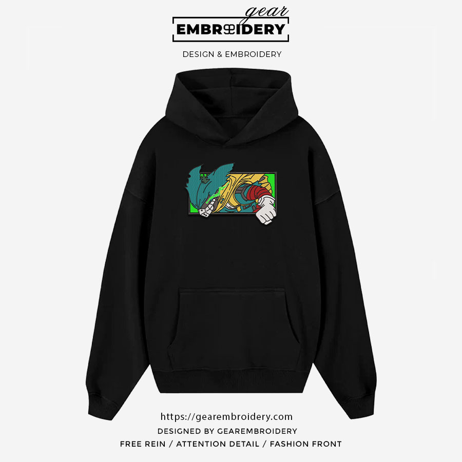 Deku My Hero Academia Anime Embroidered Design Personalized Embroidered T Shirt Sweatshirt Hoodie Clothing MHA014