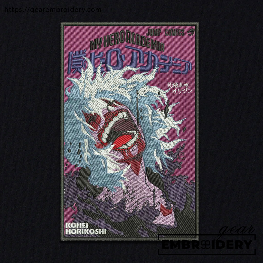 Shigaraki tomura My Hero Academia Anime Embroidered Design Personalized Embroidered T Shirt Sweatshirt Hoodie Clothing MHA029