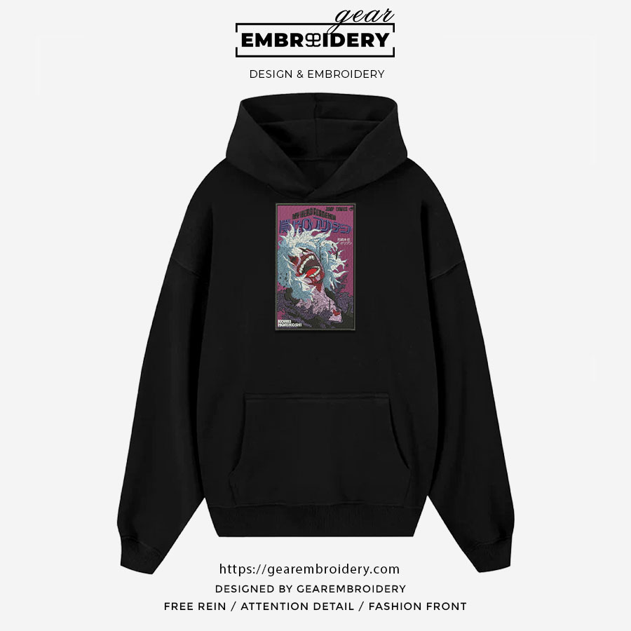 Shigaraki tomura My Hero Academia Anime Embroidered Design Personalized Embroidered T Shirt Sweatshirt Hoodie Clothing MHA029