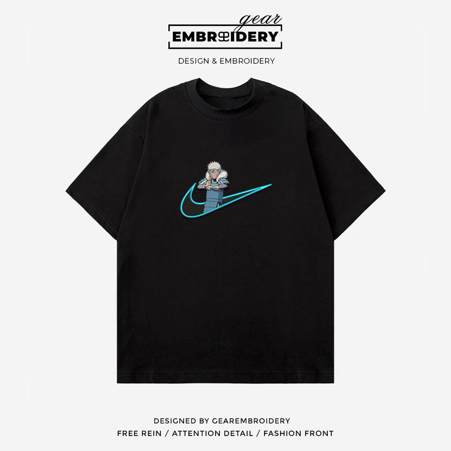 Tobirama swoosh nike Naruto Anime Embroidered Design Personalized Embroidered T Shirt Sweatshirt Hoodie Clothing NRT270
