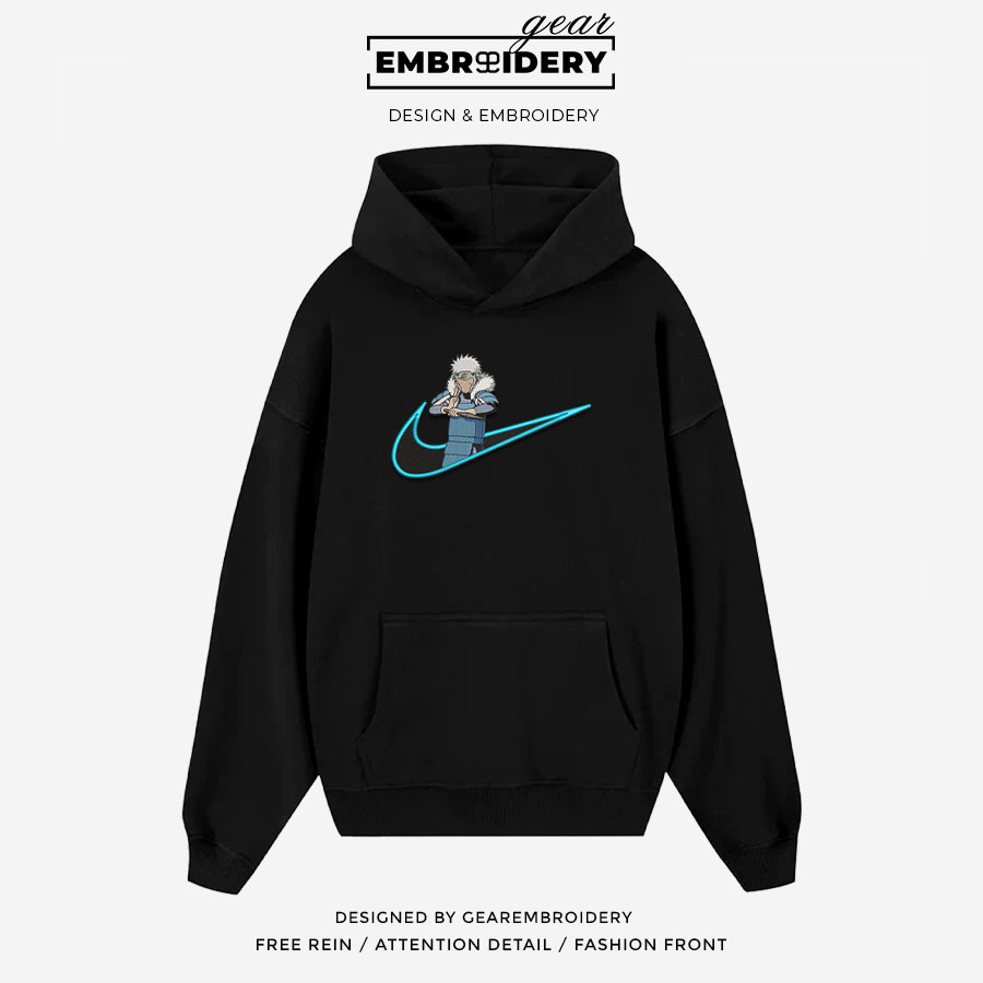 Tobirama swoosh nike Naruto Anime Embroidered Design Personalized Embroidered T Shirt Sweatshirt Hoodie Clothing NRT270