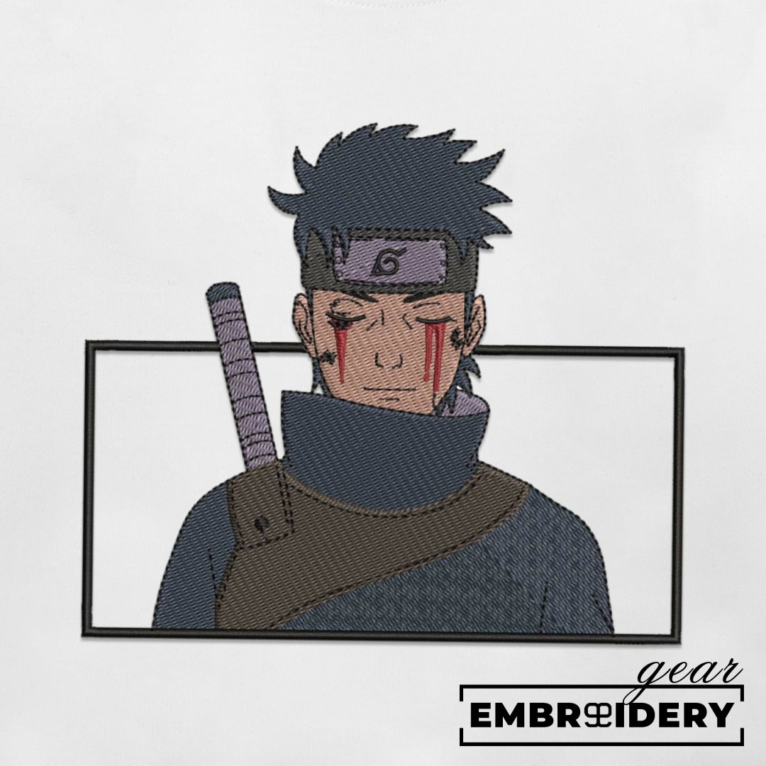 Shisui uchiha Naruto Anime Embroidered Design Personalized Embroidered T Shirt Sweatshirt Hoodie Clothing NRT264