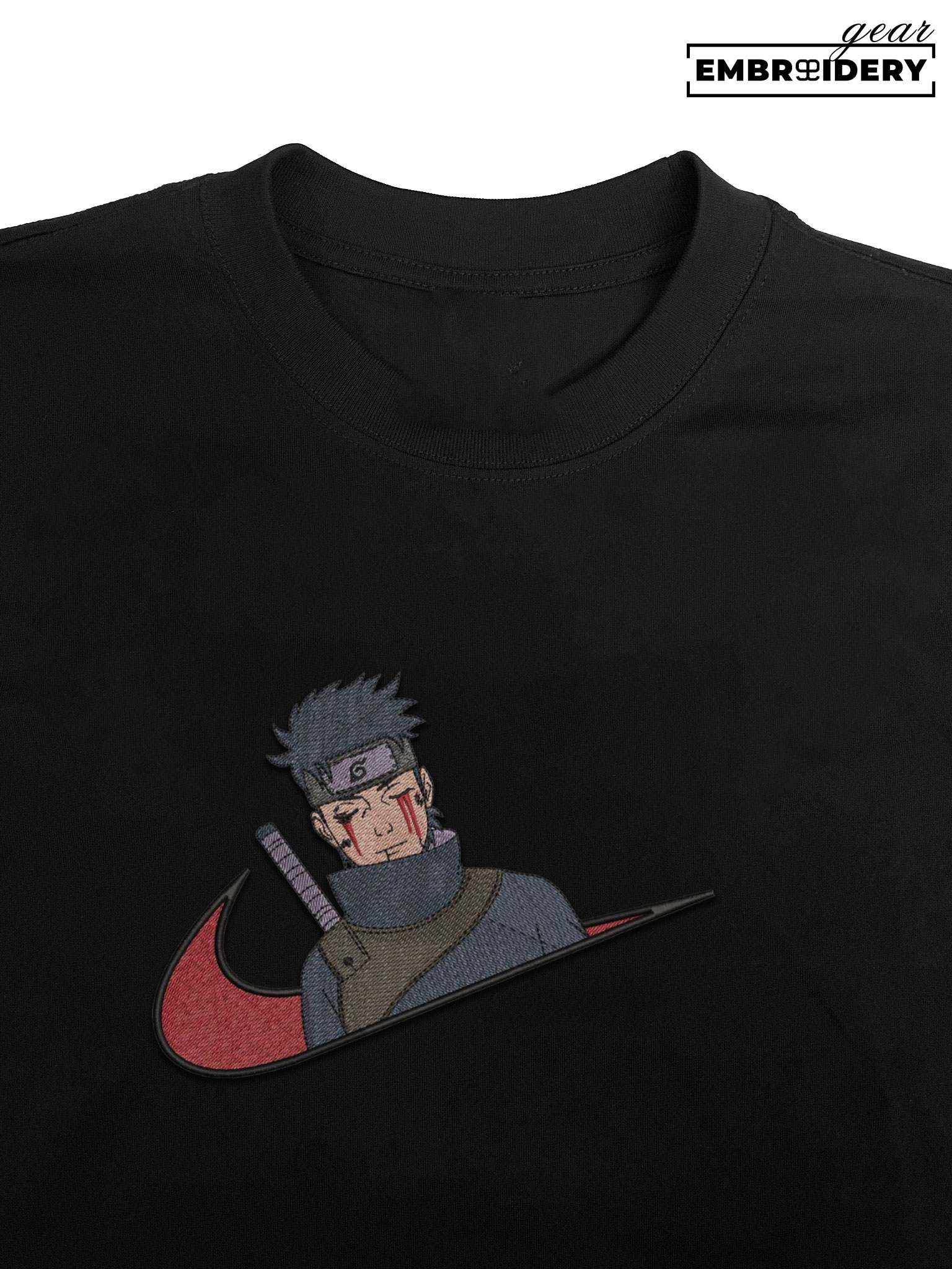 Shisui swoosh nike Naruto Anime Embroidered Design Personalized Embroidered T Shirt Sweatshirt Hoodie Clothing NRT263