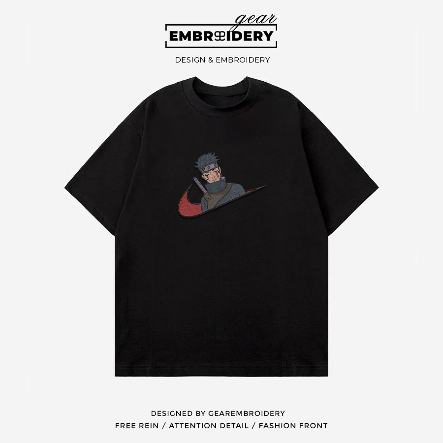 Shisui swoosh nike Naruto Anime Embroidered Design Personalized Embroidered T Shirt Sweatshirt Hoodie Clothing NRT263