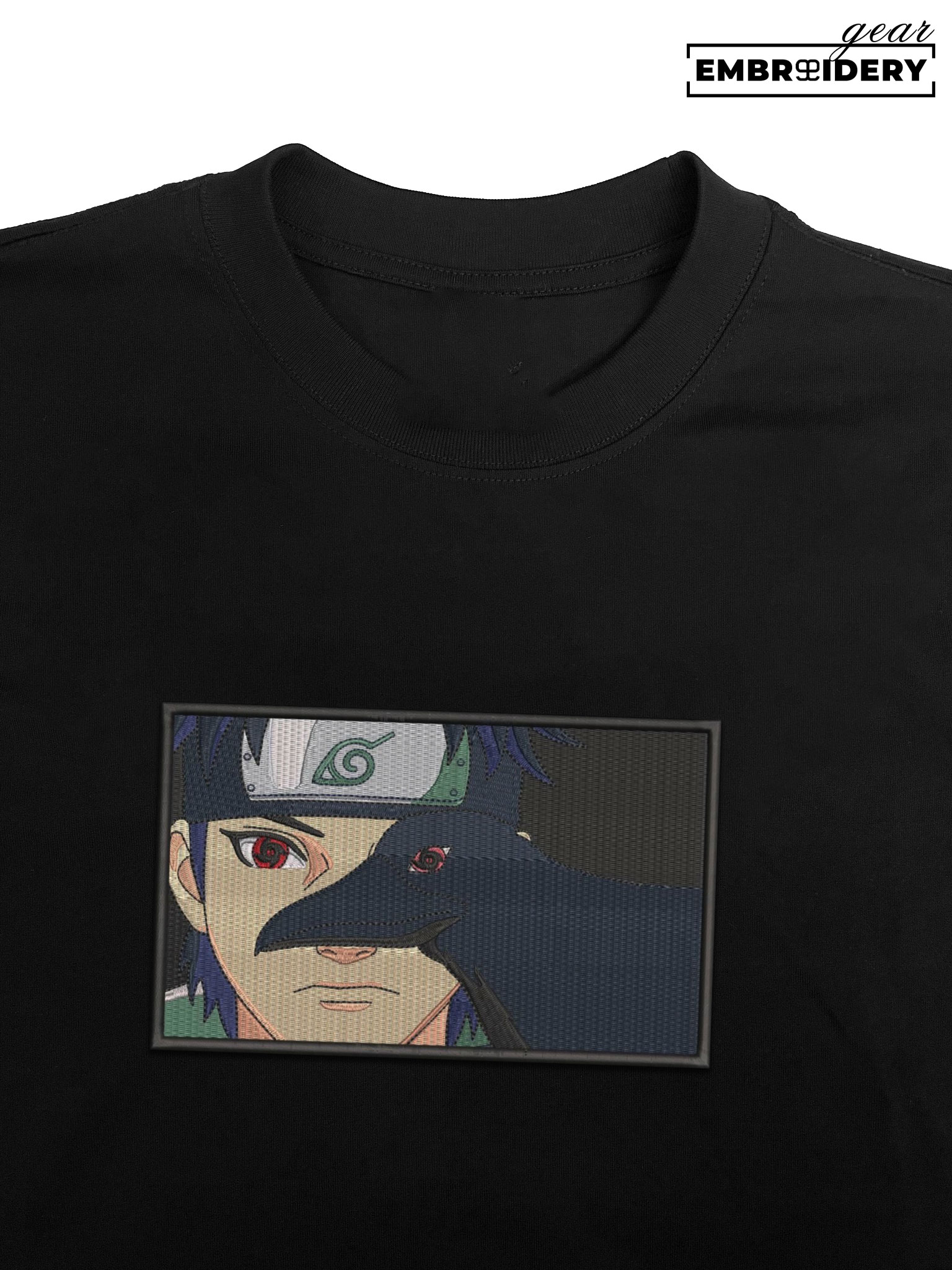 Shisui crow Naruto Anime Embroidered Design Personalized Embroidered T Shirt Sweatshirt Hoodie Clothing NRT262