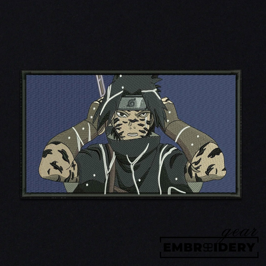 Sasuke uchiha Naruto Anime Embroidered Design Personalized Embroidered T Shirt Sweatshirt Hoodie Clothing NRT249