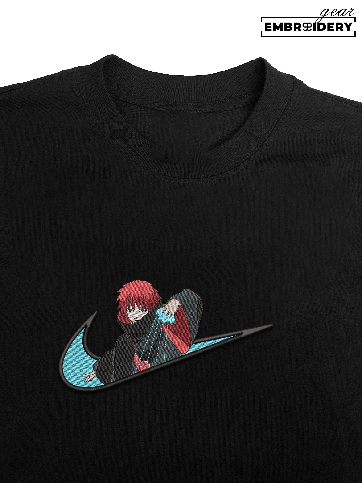 Sasori swoosh nike Naruto Anime Embroidered Design Personalized Embroidered T Shirt Sweatshirt Hoodie Clothing NRT228