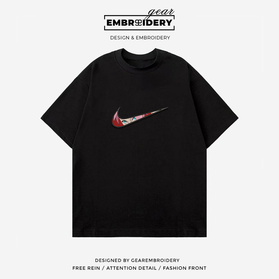 Sakura swoosh nike Naruto Anime Embroidered Design Personalized Embroidered T Shirt Sweatshirt Hoodie Clothing NRT226