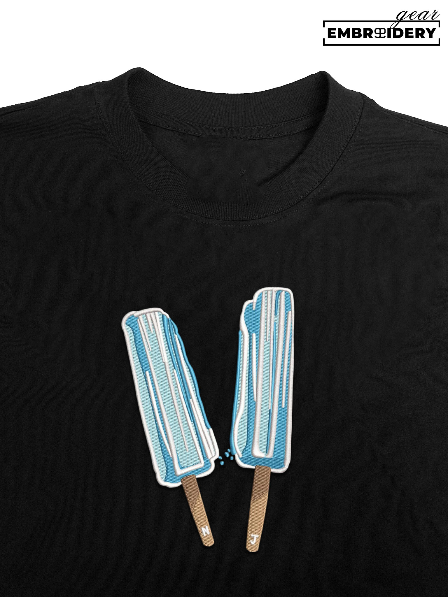 Popsicles Naruto Anime Embroidered Design Personalized Embroidered T Shirt Sweatshirt Hoodie Clothing NRT213