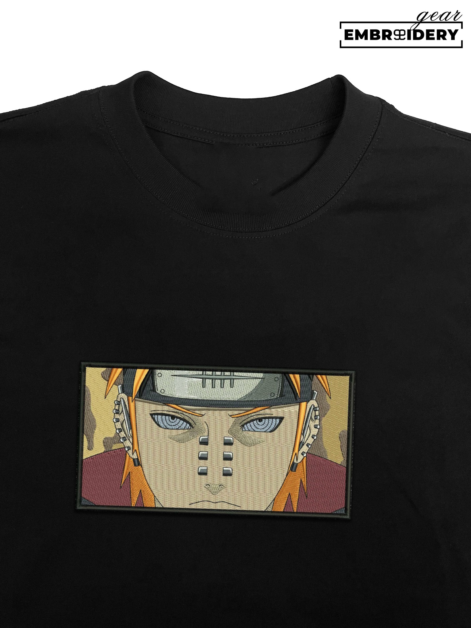 Pain Naruto Anime Embroidered Design Personalized Embroidered T Shirt Sweatshirt Hoodie Clothing NRT206