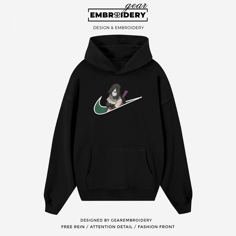 Orochimaru swoosh nike Naruto Anime Embroidered Design Personalized Embroidered T Shirt Sweatshirt Hoodie Clothing NRT203